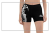 Black Spandex Women's Shorts